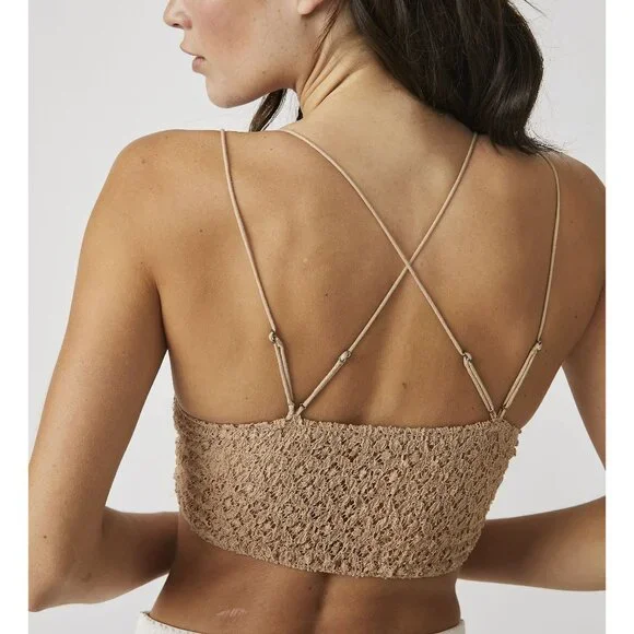 🎉LAST CHANCE🎉 FREE PEOPLE Adella Bralette / Nude - Picture 3 of 5
